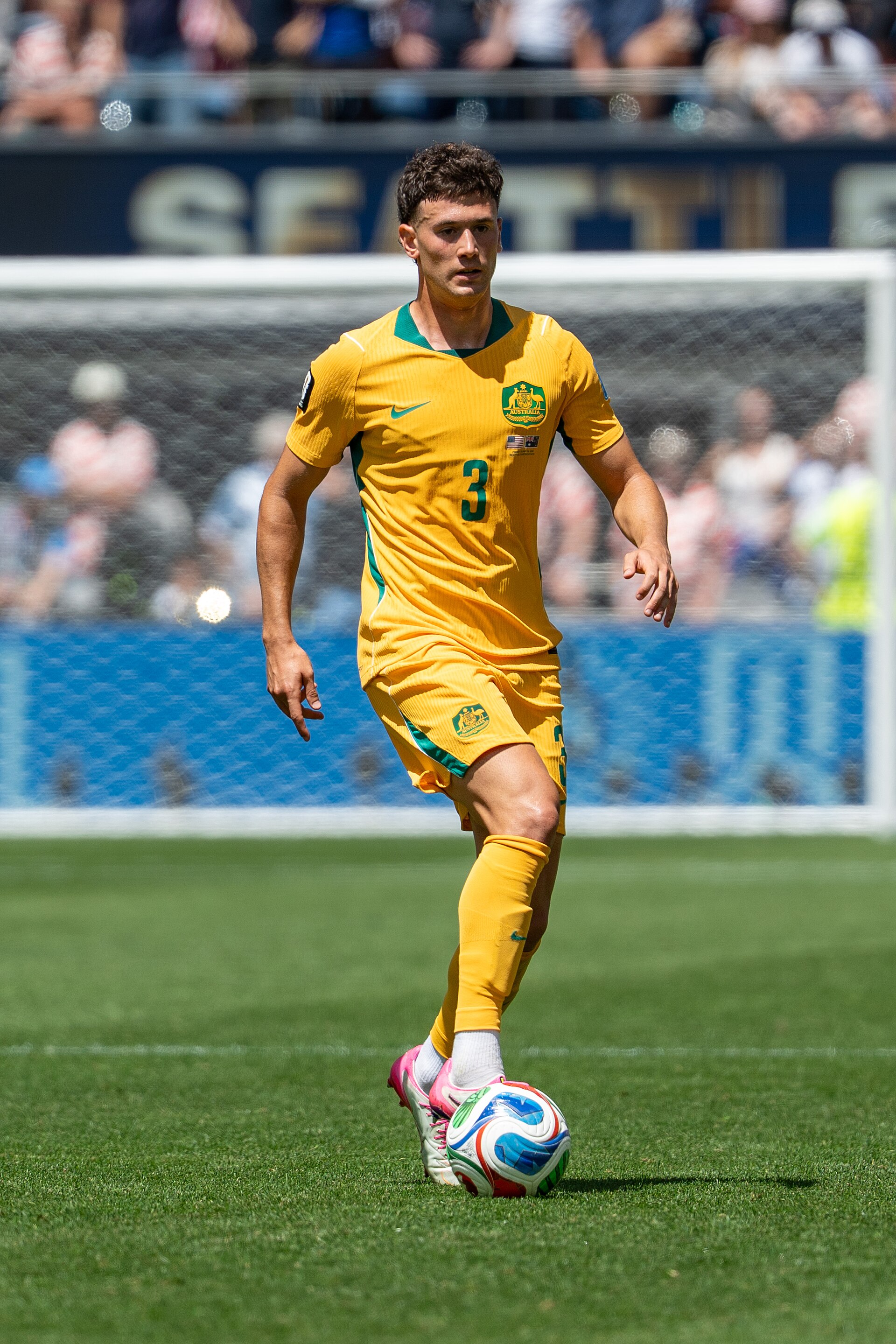 Alessandro Circati during United States v Australia on 19 June 2026 at the 2026 FIFA World Cup