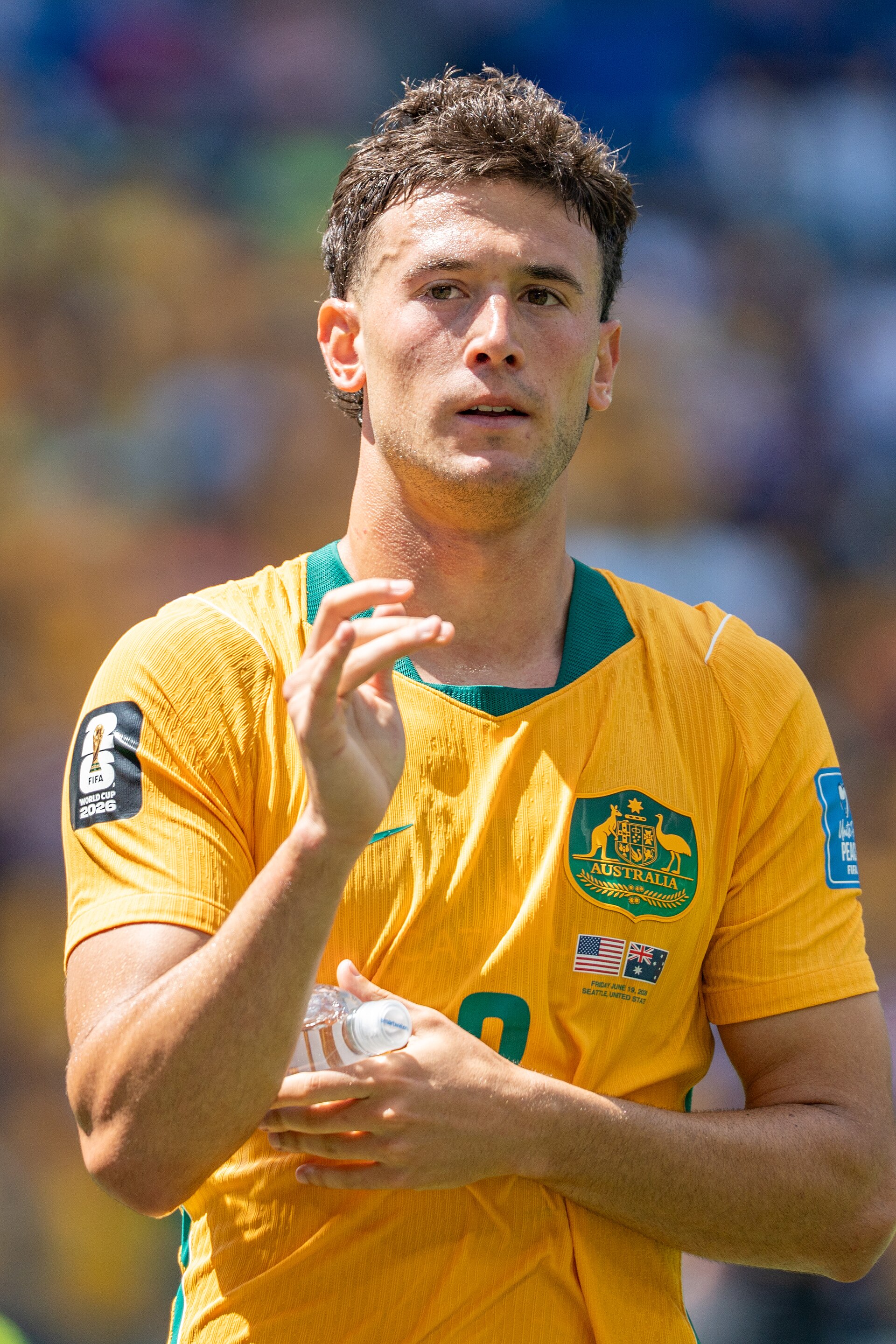 Alessandro Circati during United States v Australia on 19 June 2026 at the 2026 FIFA World Cup