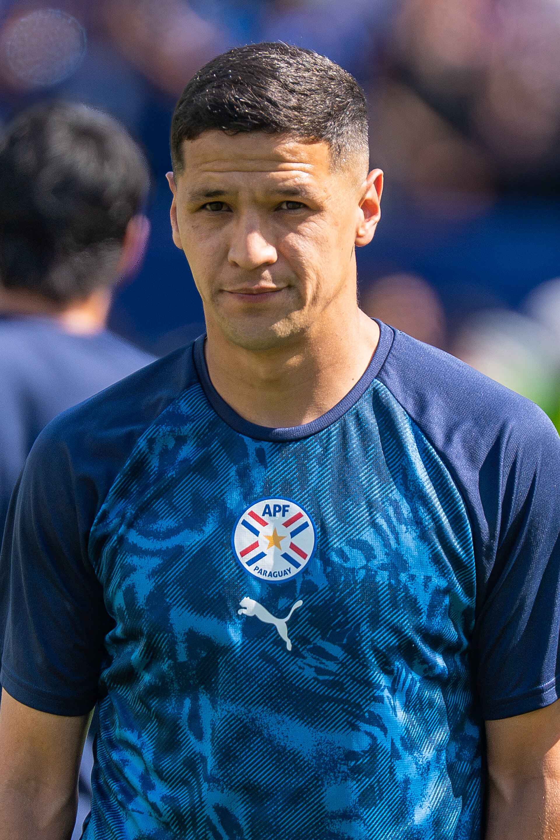 Alex Arce during France v Paraguay at the 2026 FIFA World Cup