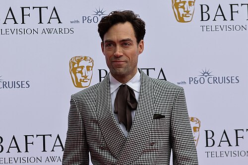 Alex Hassell at the TV BAFTA red carpet May 26