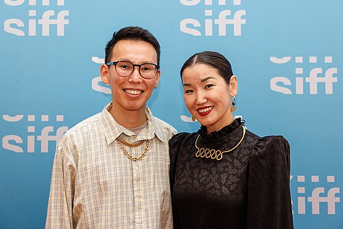 Alex Moruo and Tatiana Ushnitskaya at the 2025 Seattle International Film Festival
