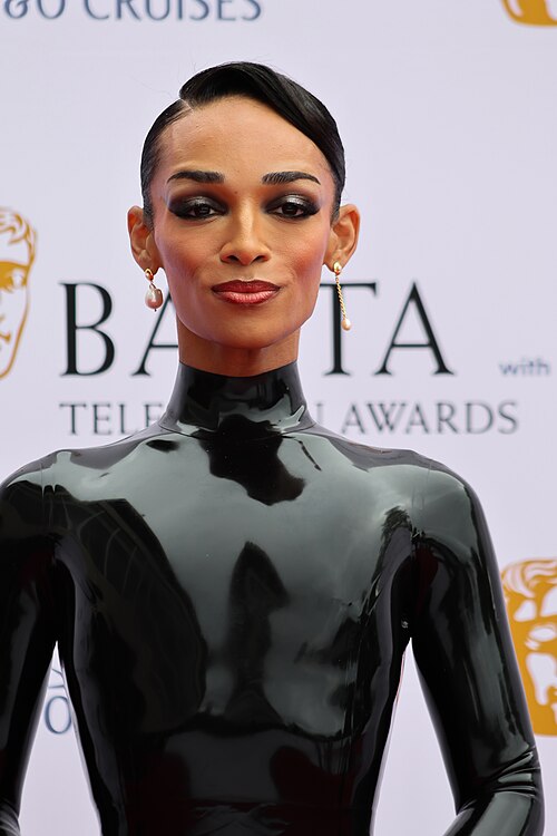 Alex Thomas-Smith at the TV BAFTA red carpet, May 26