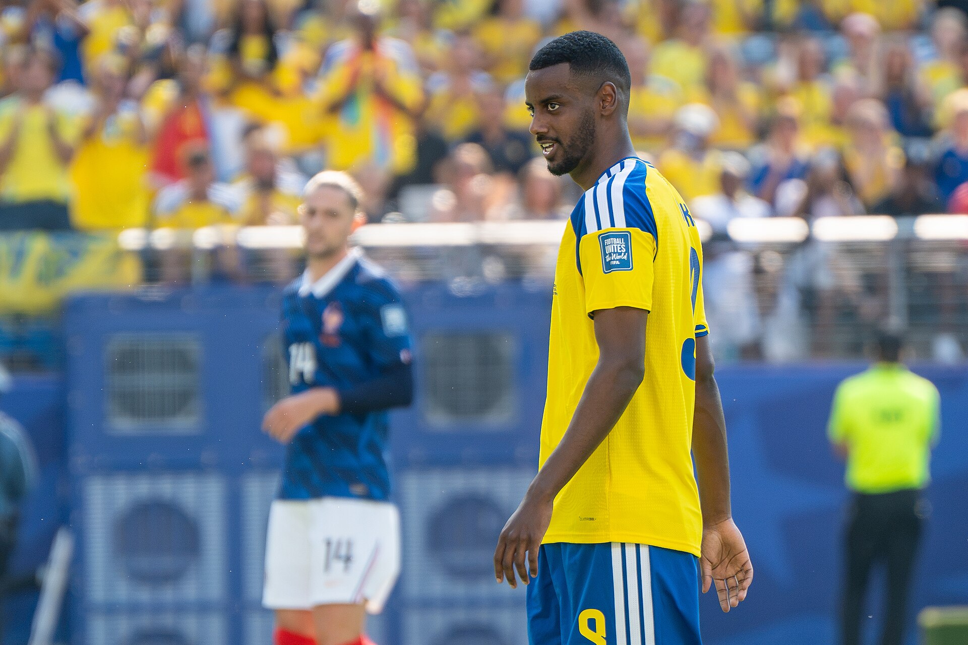 Alexander Isak during France v Sweden at the 2026 FIFA World Cup