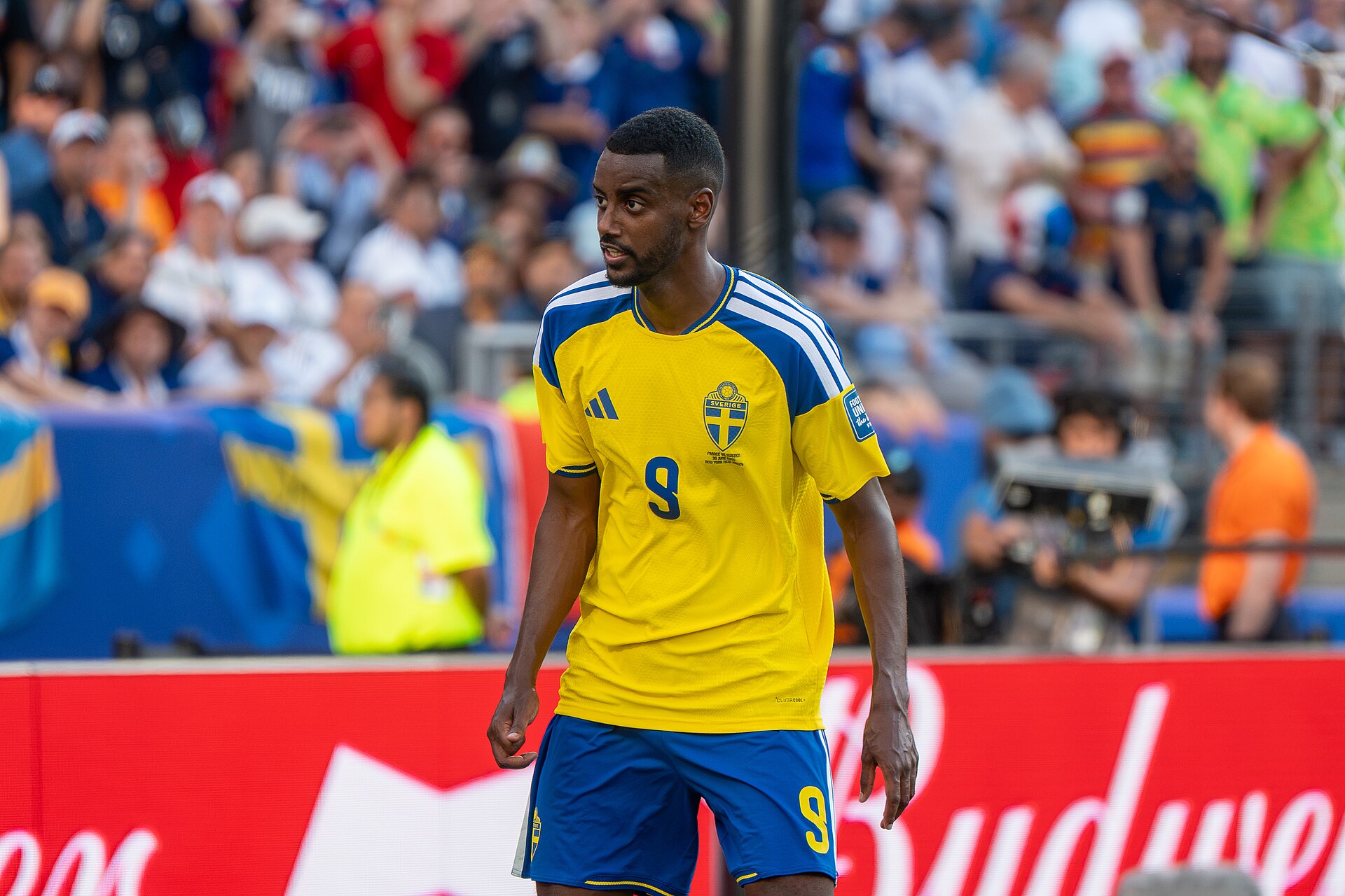 Alexander Isak during France v Sweden at the 2026 FIFA World Cup