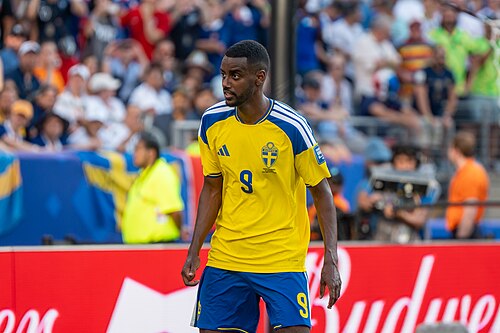Alexander Isak during France v Sweden at the 2026 FIFA World Cup