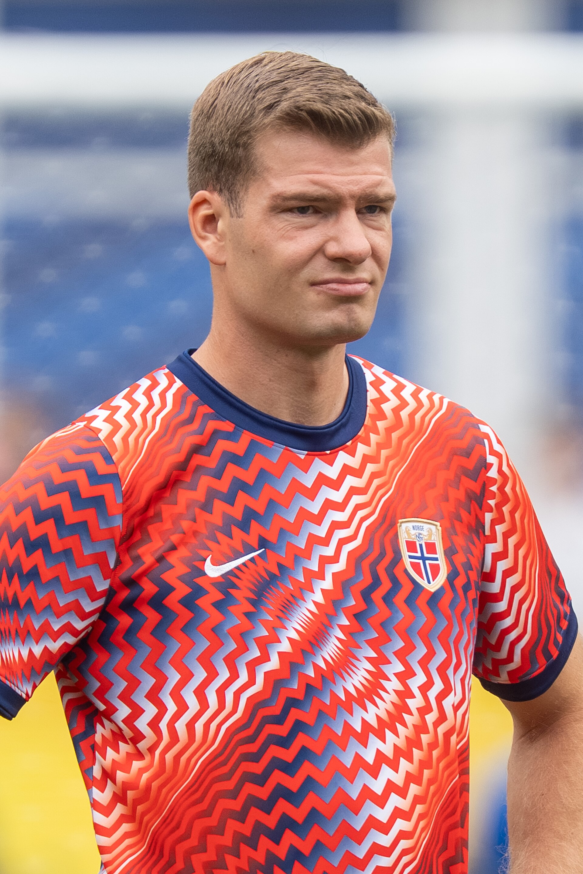 Alexander Sorloth during France v Norway on 26 June 2026 at the 2026 FIFA World Cup