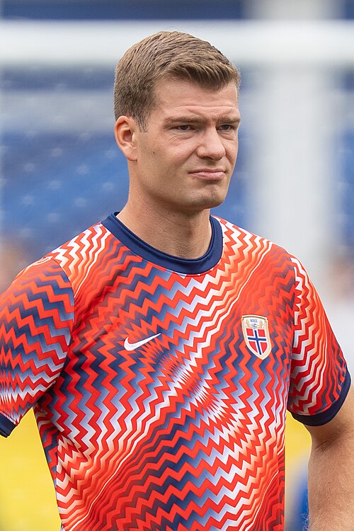 Alexander Sorloth during France v Norway on 26 June 2026 at the 2026 FIFA World Cup