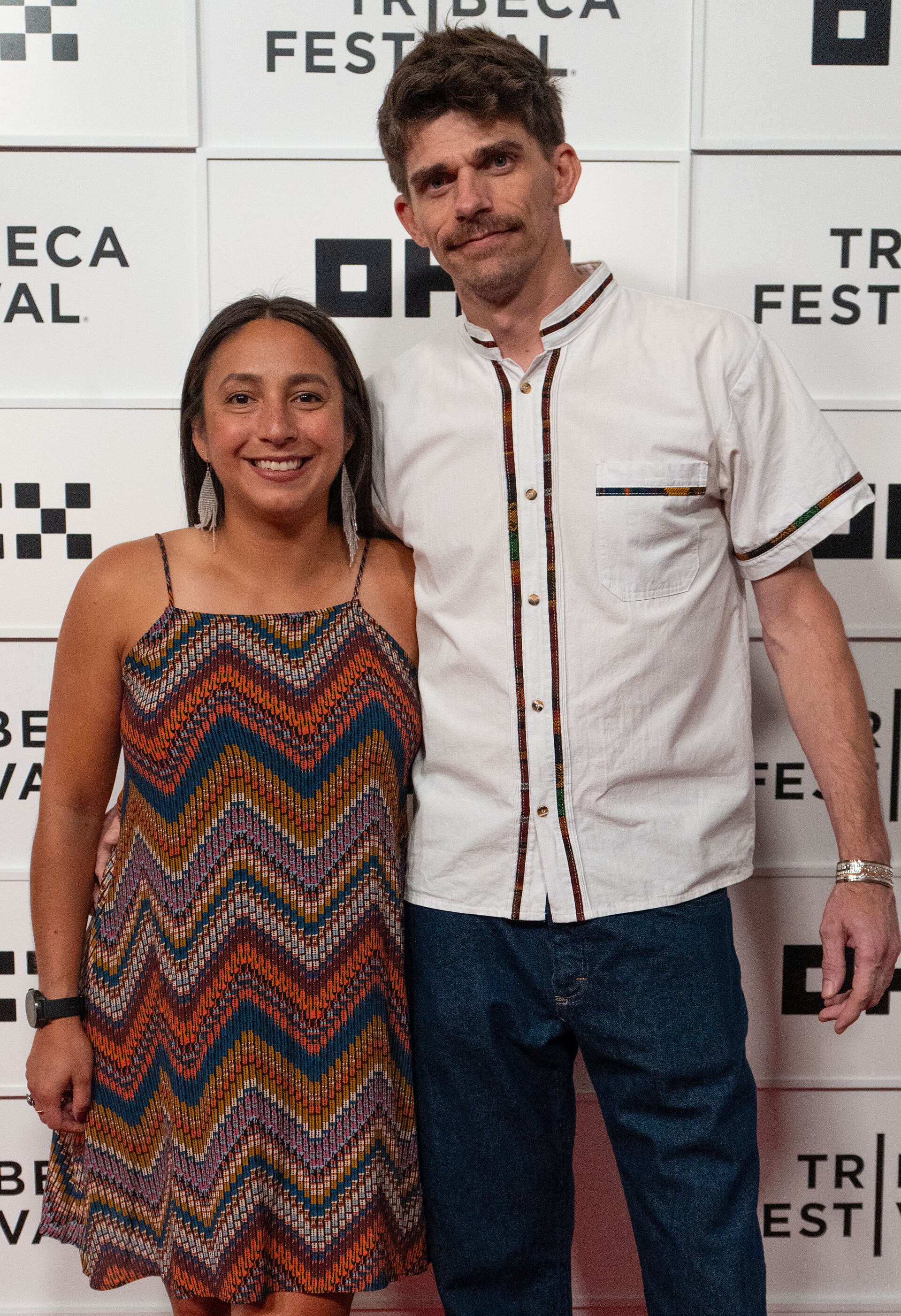 Alexandria and Emery Staten at the premiere of "Run in Beauty" at the 25th Tribeca Film Festival in New York City.