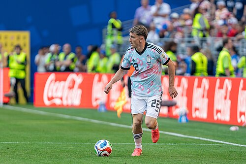 Alexis Saelemaekers during Belgium v United States at the 2026 FIFA World Cup