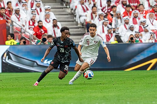 Ali Ahmed Ayoub Al-Oui during Canada v Qatar on 18 June 2026 at the 2026 FIFA World Cup