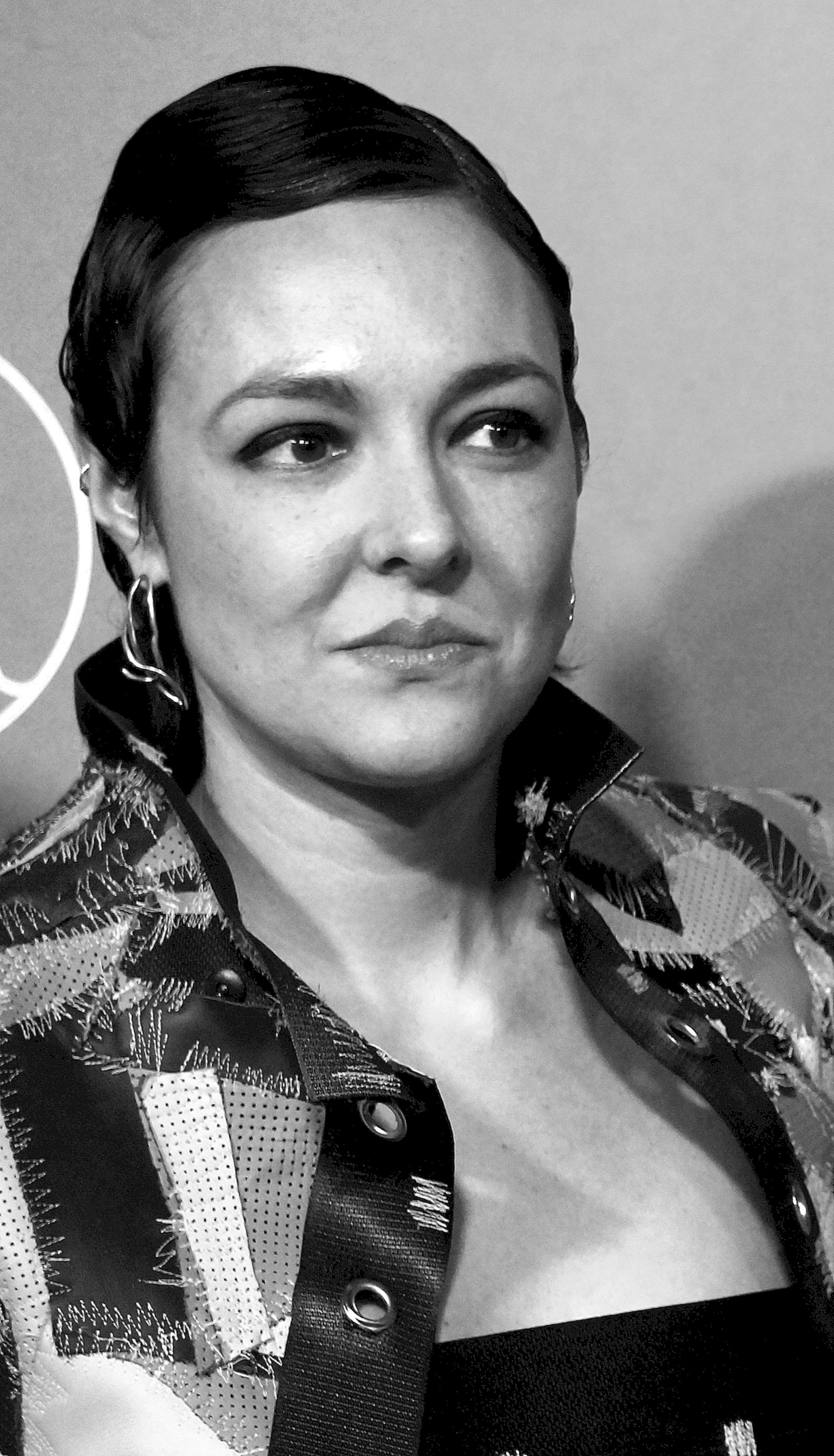 Aline Cornelissen bij de voorstelling van 'Time:out', Filmfestival Oostende
