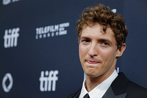 Aliocha Schneider, actor, at the 2024 Toronto International Film Festival (TIFF) for the movie Bonjour Tristesse.
