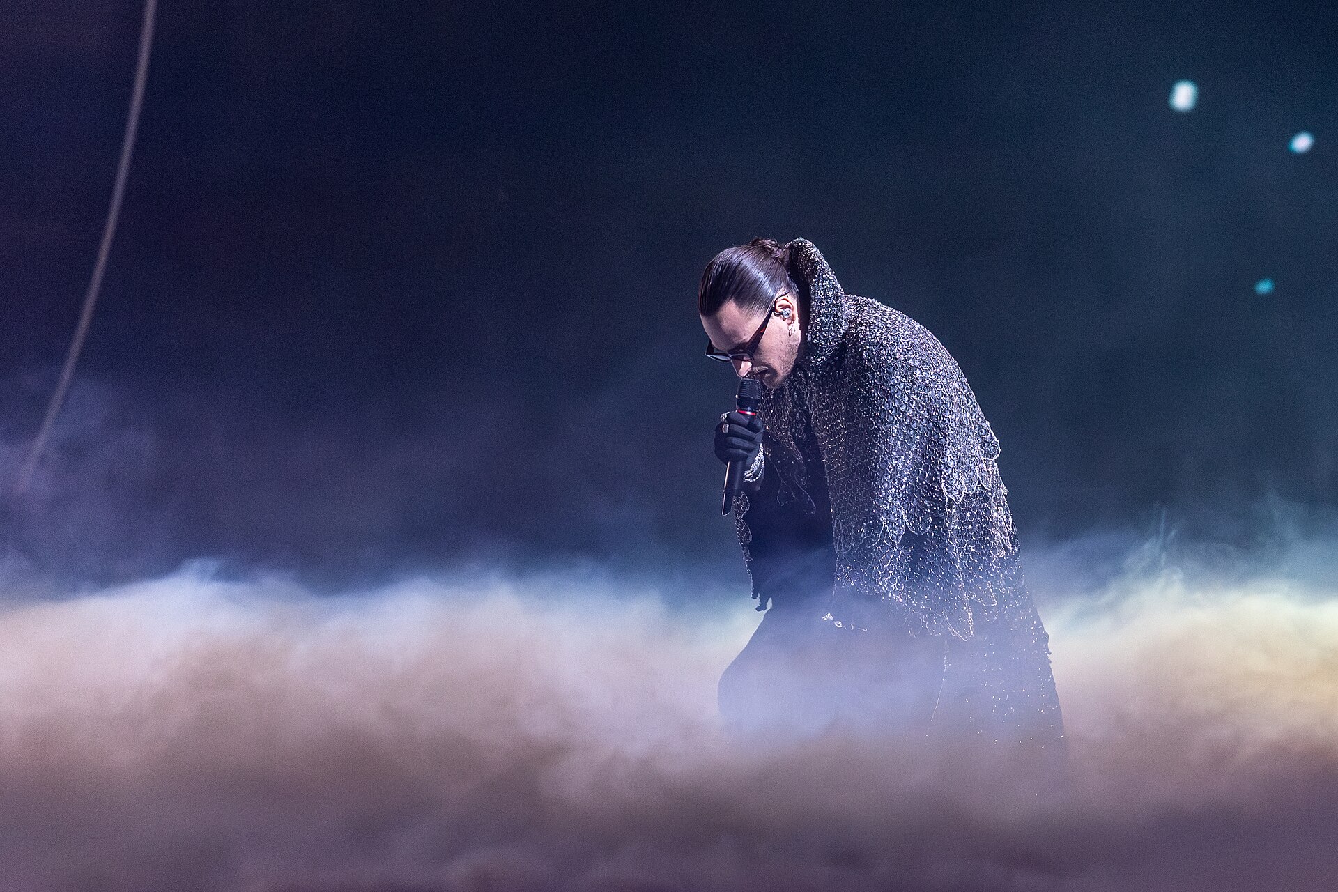 Alis performing  Nân, representing Albania in the 2nd Semi Final of the 2026 Eurovision Song Contest in Vienna