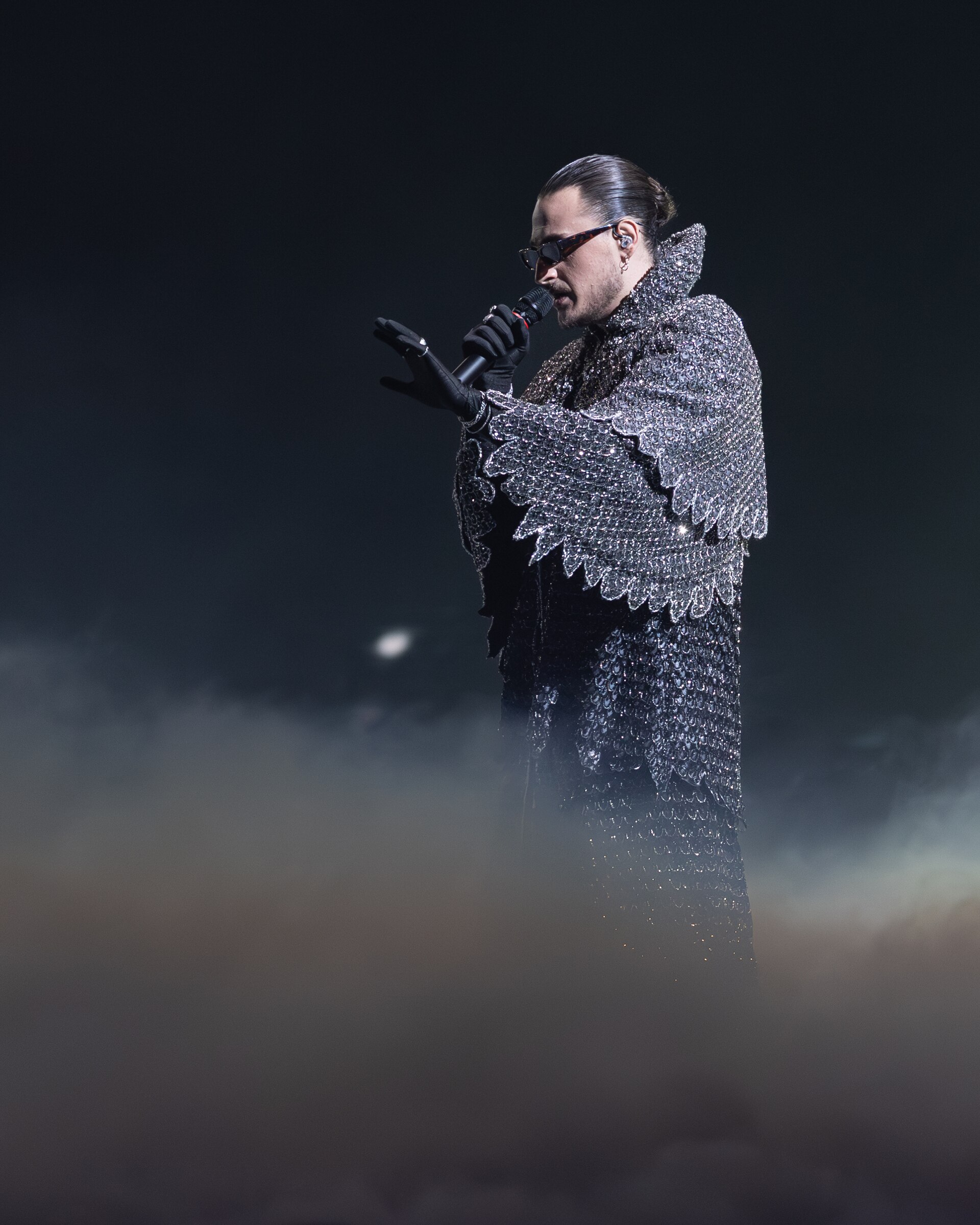 Alis performing  Nân, representing Albania in the 2nd Semi Final of the 2026 Eurovision Song Contest in Vienna
