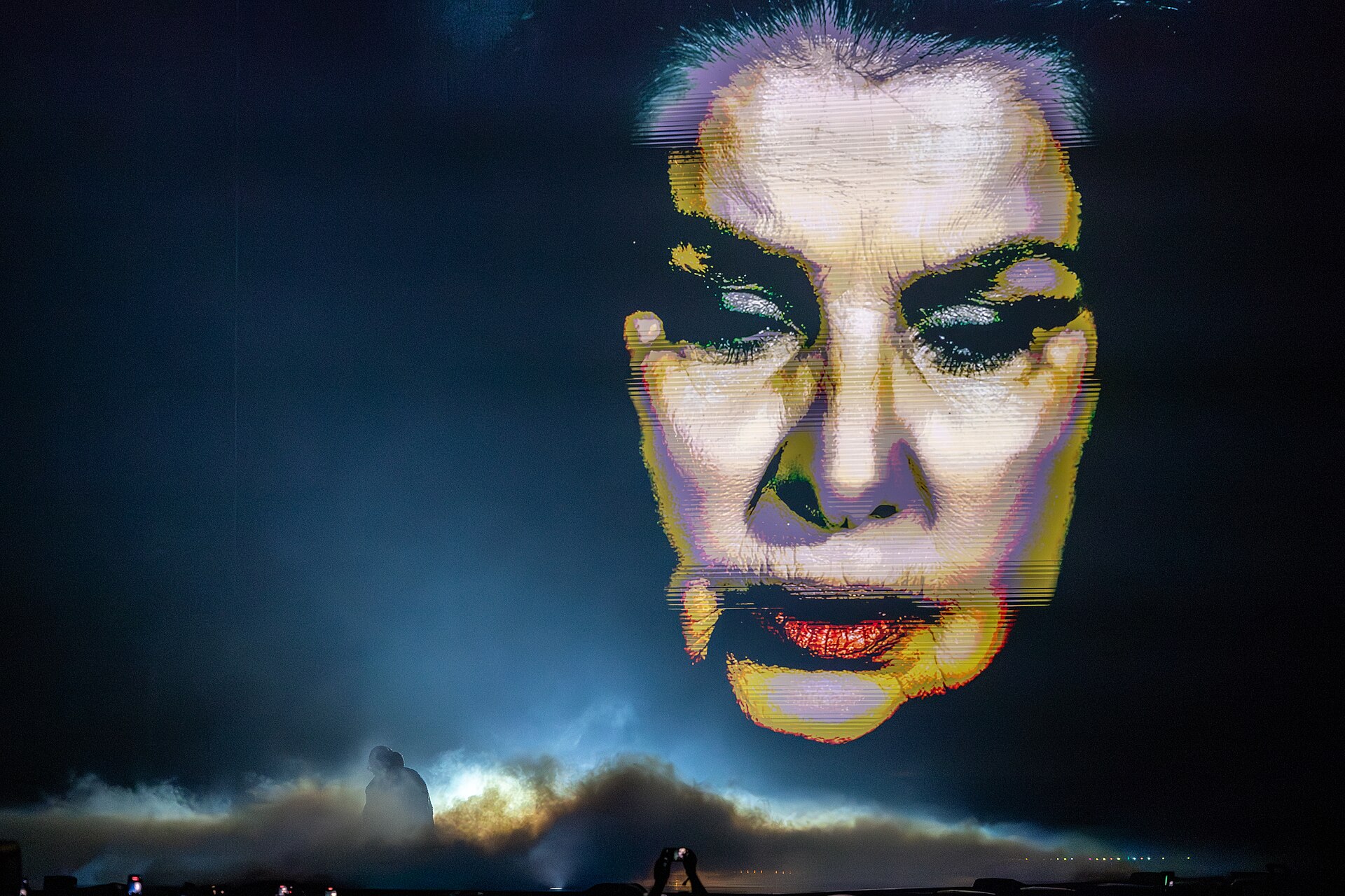 Alis performing  Nân, representing Albania in the 2nd Semi Final of the 2026 Eurovision Song Contest in Vienna