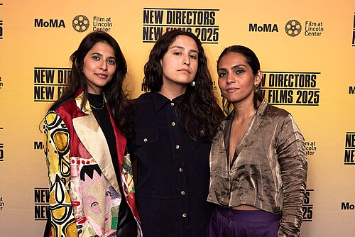 Anoushka Mirchandani, Mireya Martinez, and Alisha Tejpal, directors, during the 53rd New Directors/New Films in 2025 hosted by Film at Lincoln Center for the movie Landscapes of Longing.
