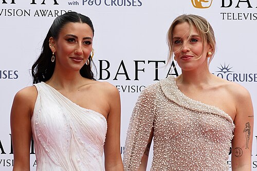Ally Mackintosh & Georgina Forsyth-Read at the TV BAFTA red carpet, May 26
