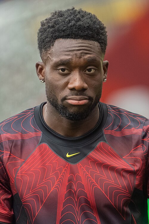 Alphonso Davies during Canada v Qatar on 18 June 2026 at the 2026 FIFA World Cup