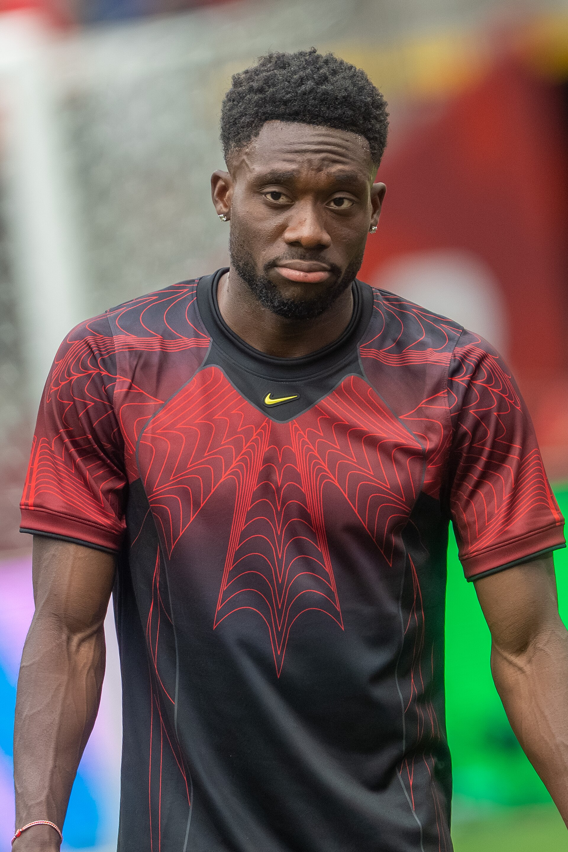 Alphonso Davies during Canada v Qatar on 18 June 2026 at the 2026 FIFA World Cup