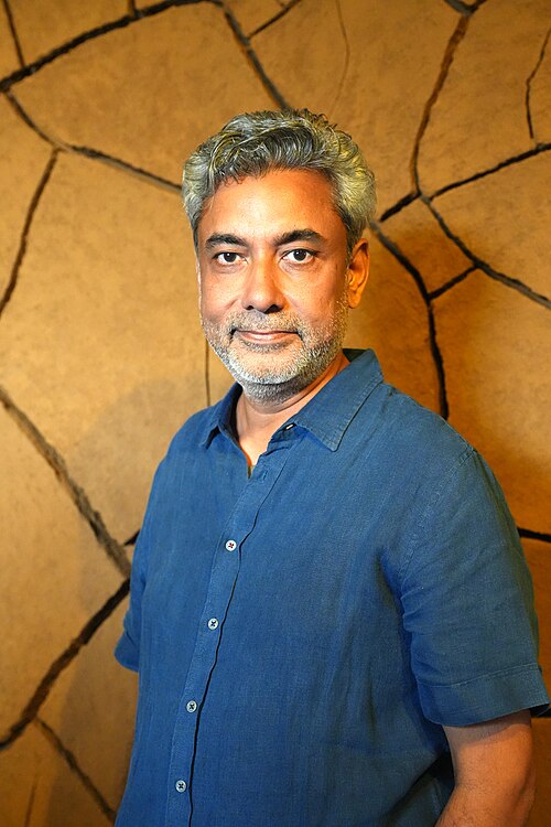 Alwar Balasubramaniam, Indian artist, at the India Pavilion at the 2026 Venice Biennale