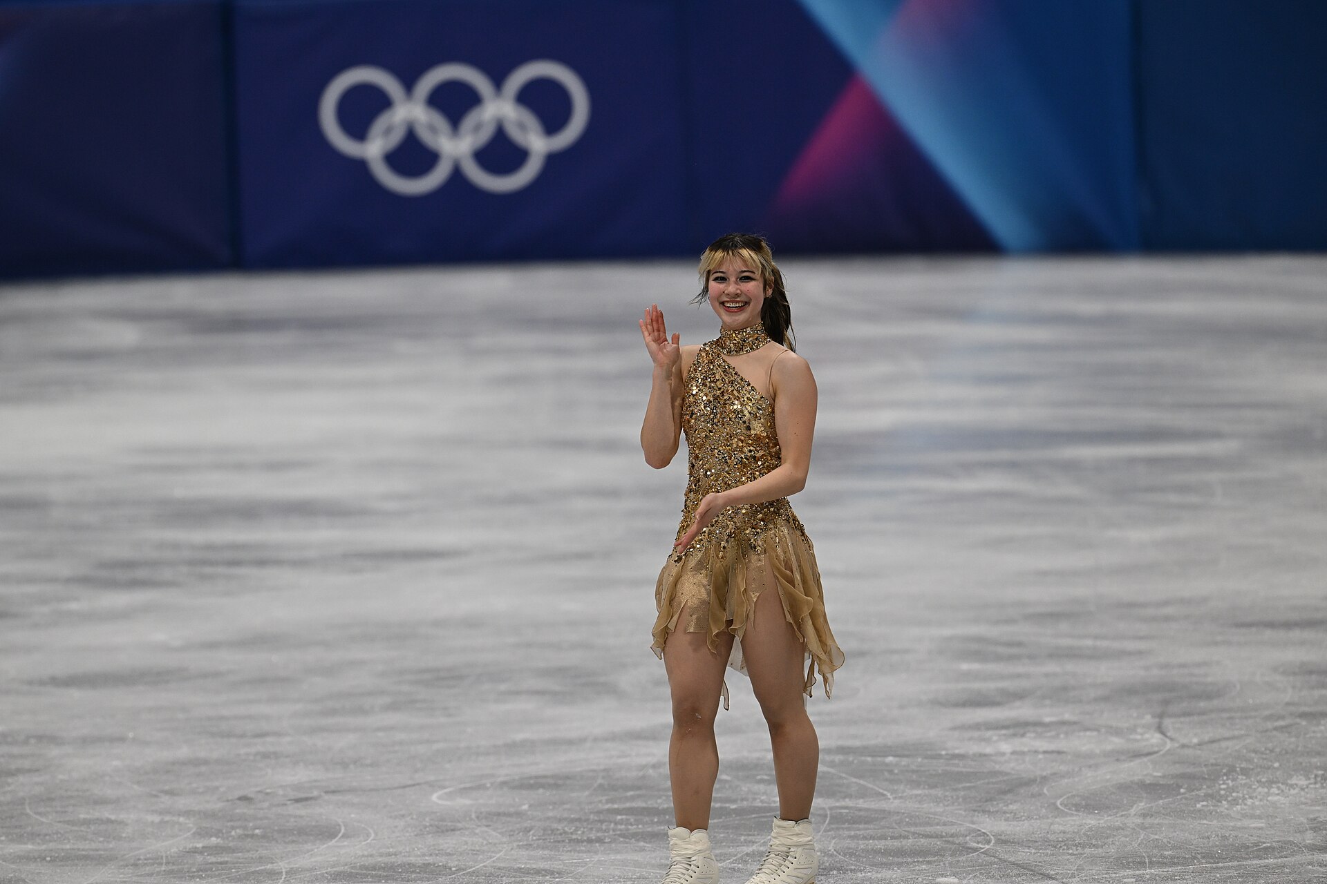 MILAN, ITALY - 19 FEBRUARY 2026: Alysa LIU of United States compete during the Figure Skating Women Single Skating Free Skating at the Olympic Winter Games Milano Cortina 2026 Milano Ice Skating Arena on February 19, 2026 in Milan, Italy
