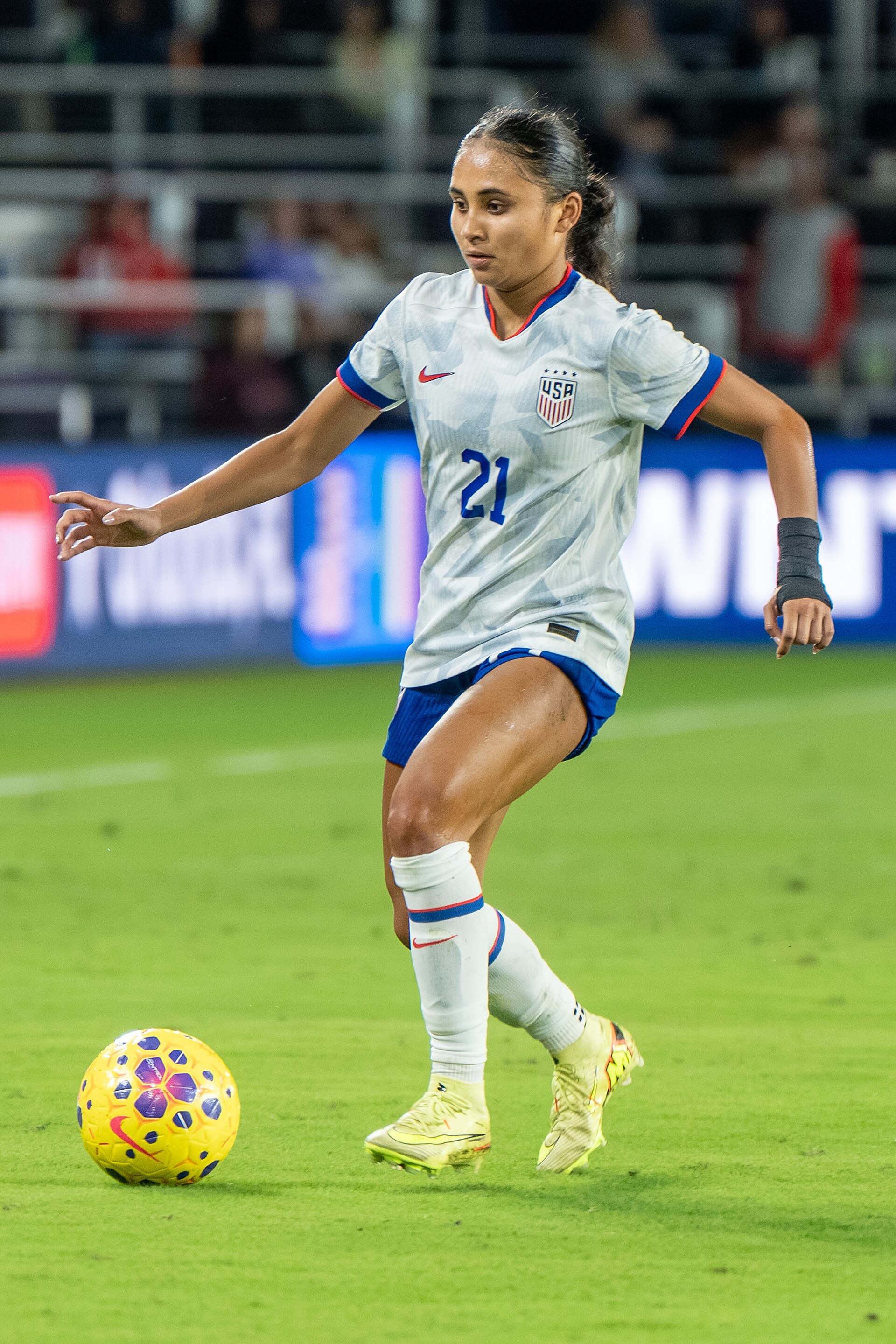 Alyssa Thompson during United States Women's Soccer Team vs Italy Women's National Football Team on November 28 2025