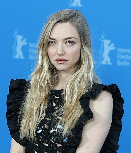Amanda Seyfried pose at a photocall for "The Testament Of Ann Lee" at Berlinale 2026 in Berlin, Germany