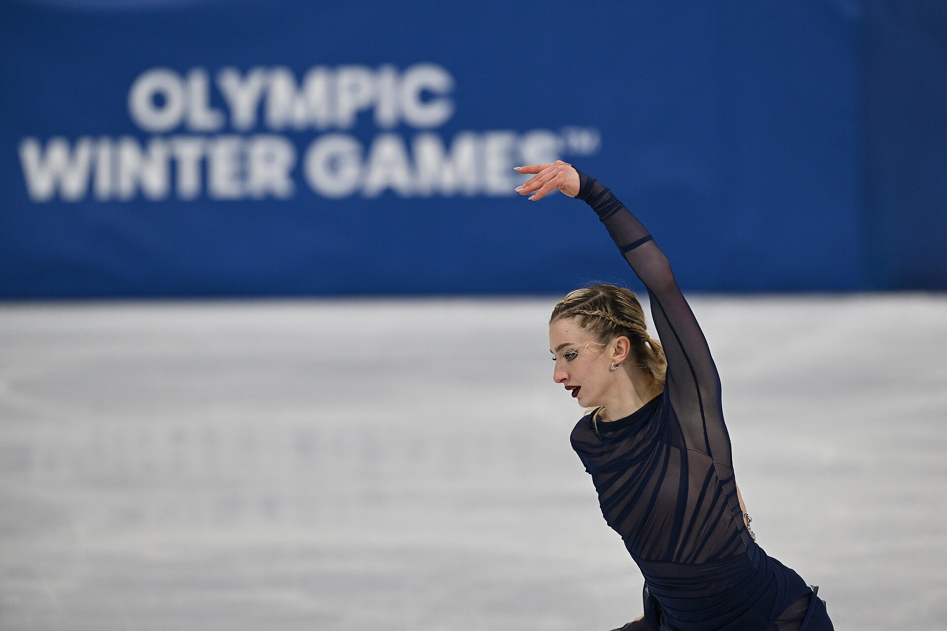 MILAN, ITALY - 19 FEBRUARY 2026: Amber GLENN of United States compete during the Figure Skating Women Single Skating Free Skating at the Olympic Winter Games Milano Cortina 2026 Milano Ice Skating Arena on February 19, 2026 in Milan, Italy