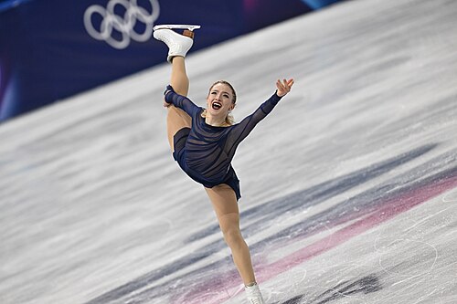 MILAN, ITALY - 19 FEBRUARY 2026: Amber GLENN of United States compete during the Figure Skating Women Single Skating Free Skating at the Olympic Winter Games Milano Cortina 2026 Milano Ice Skating Arena on February 19, 2026 in Milan, Italy