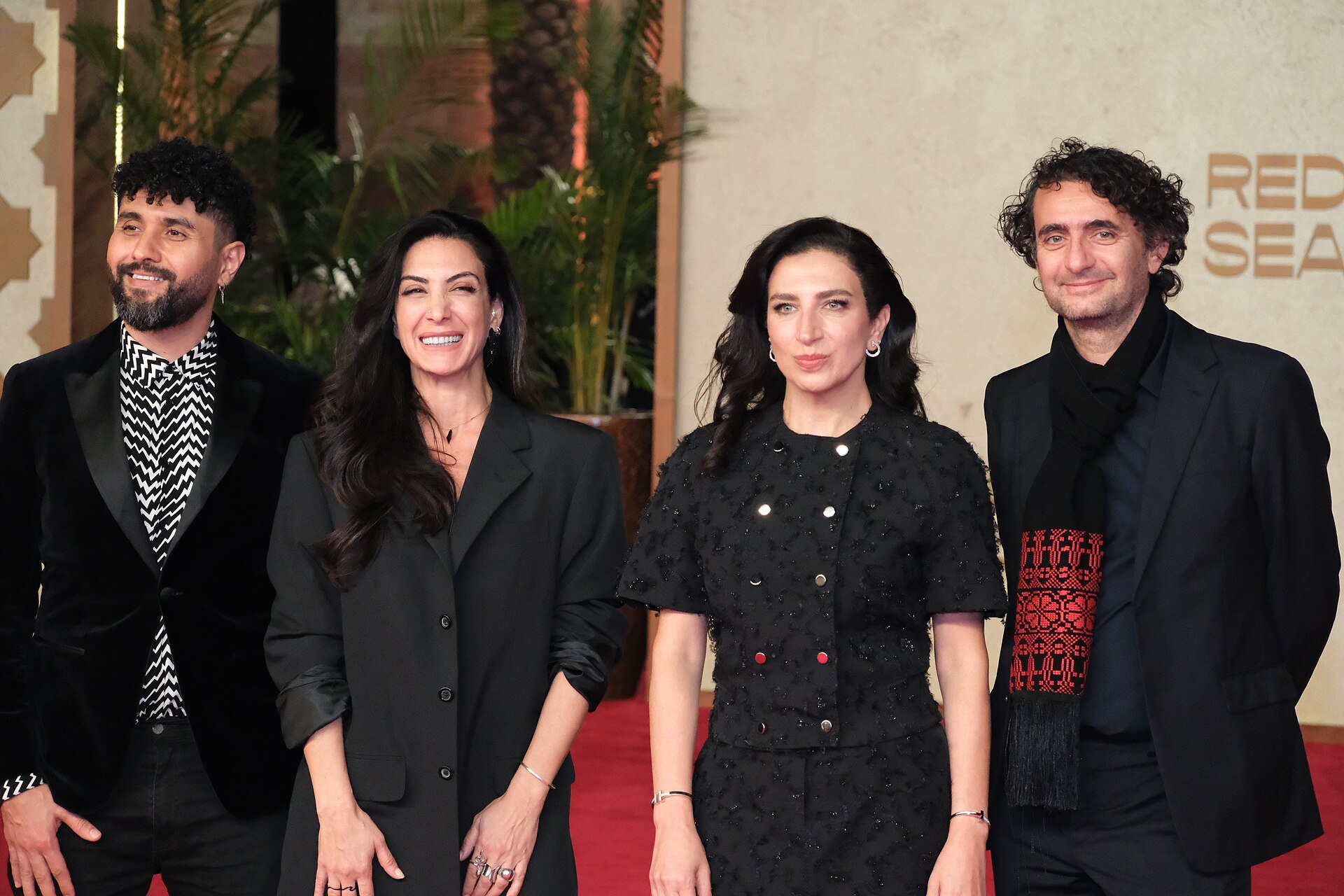 Amine Bouhafa - Lara Abul Failat - Clara Khoury - Nadim Cheikhrouha at the 2025 Red Sea Film Festival 20251210