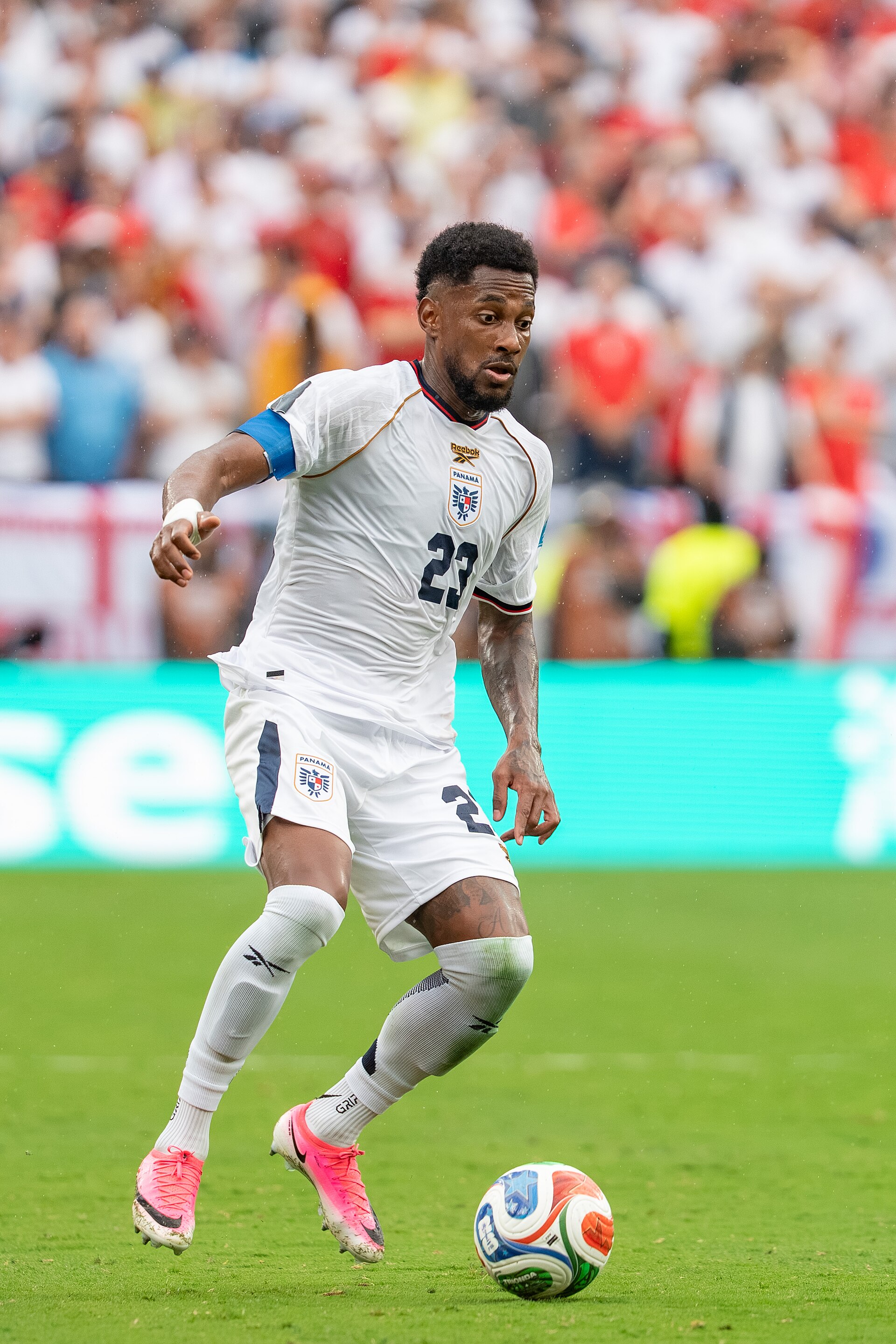 Amir Murillo during England v Panama on 27 June 2026 at the 2026 FIFA World Cup