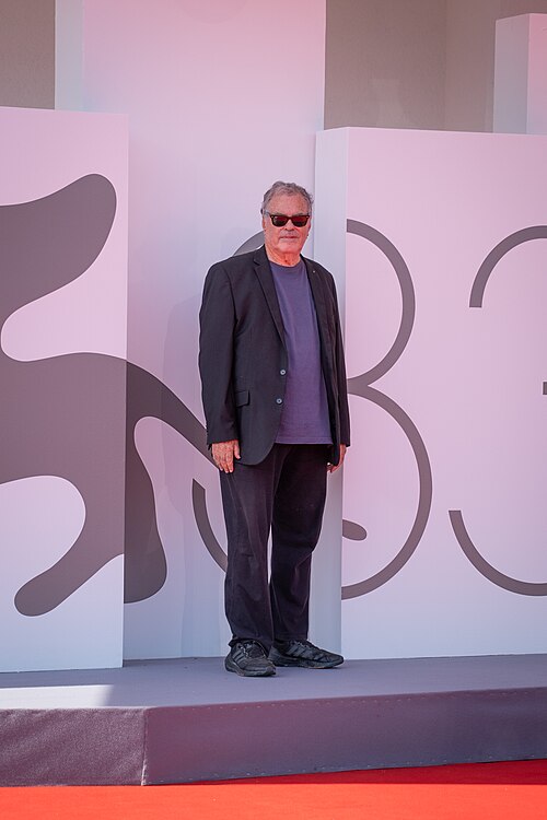 Amos Gitai at the premiere for The Road to Jericho at Venice Film Festival 2026.