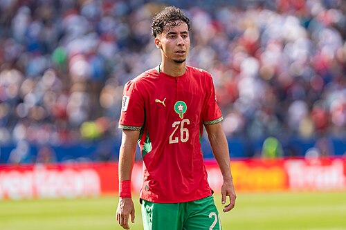 Anass Salah-Eddine during France v Morocco at the 2026 FIFA World Cup