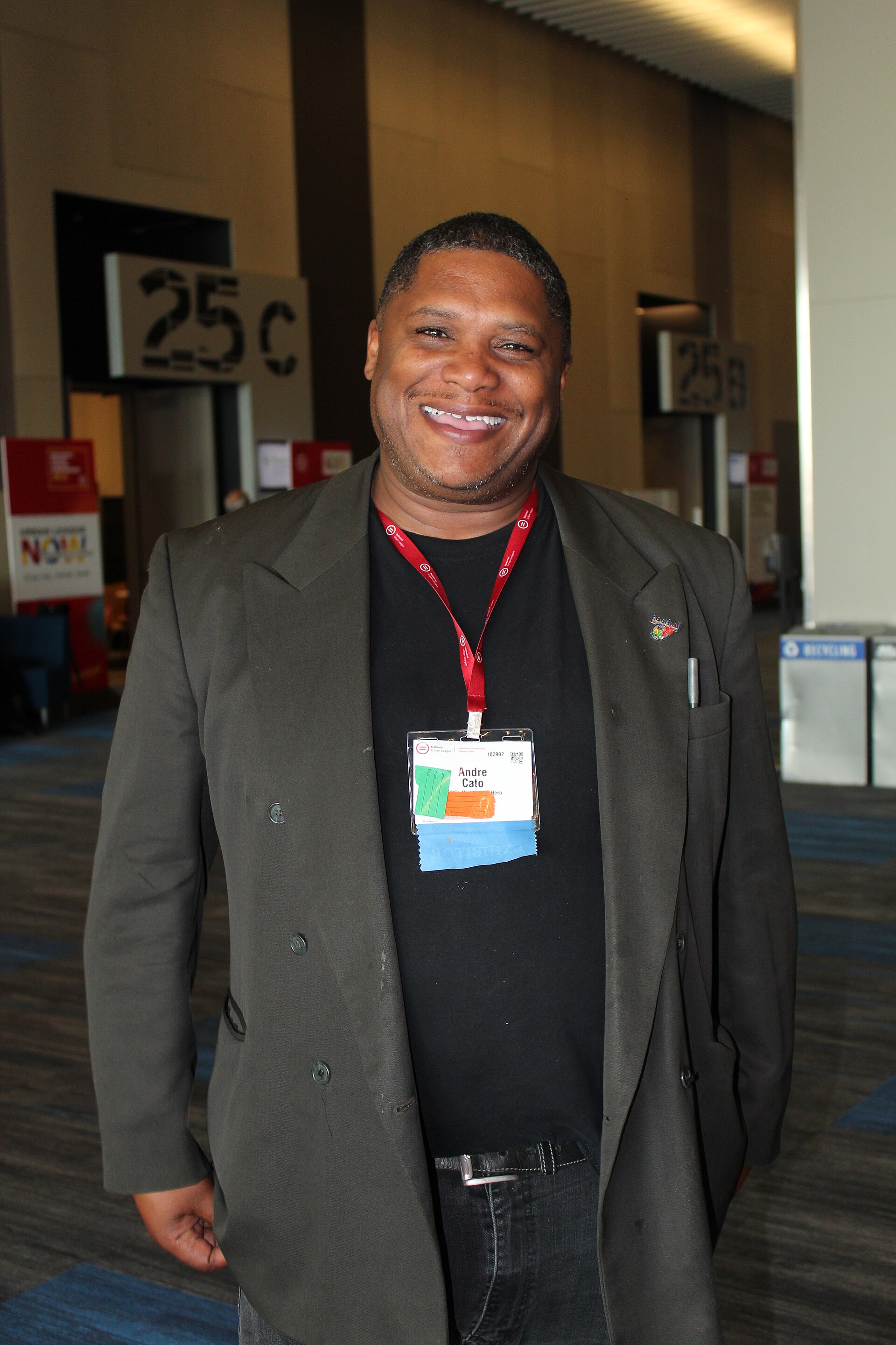 André Cato, Actor/musician/Podcaster&Creative Mad ScientistMassive Boy Entertainment, Govia Police Software Encounter, and Content Creation Strategist, at the 2025 National Urban League Conference.