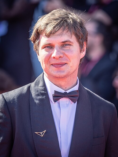 Actor Andrei Zayats at the 2025 Venice Film Festival