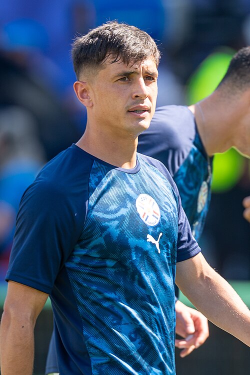 Andres Cubas during France v Paraguay at the 2026 FIFA World Cup