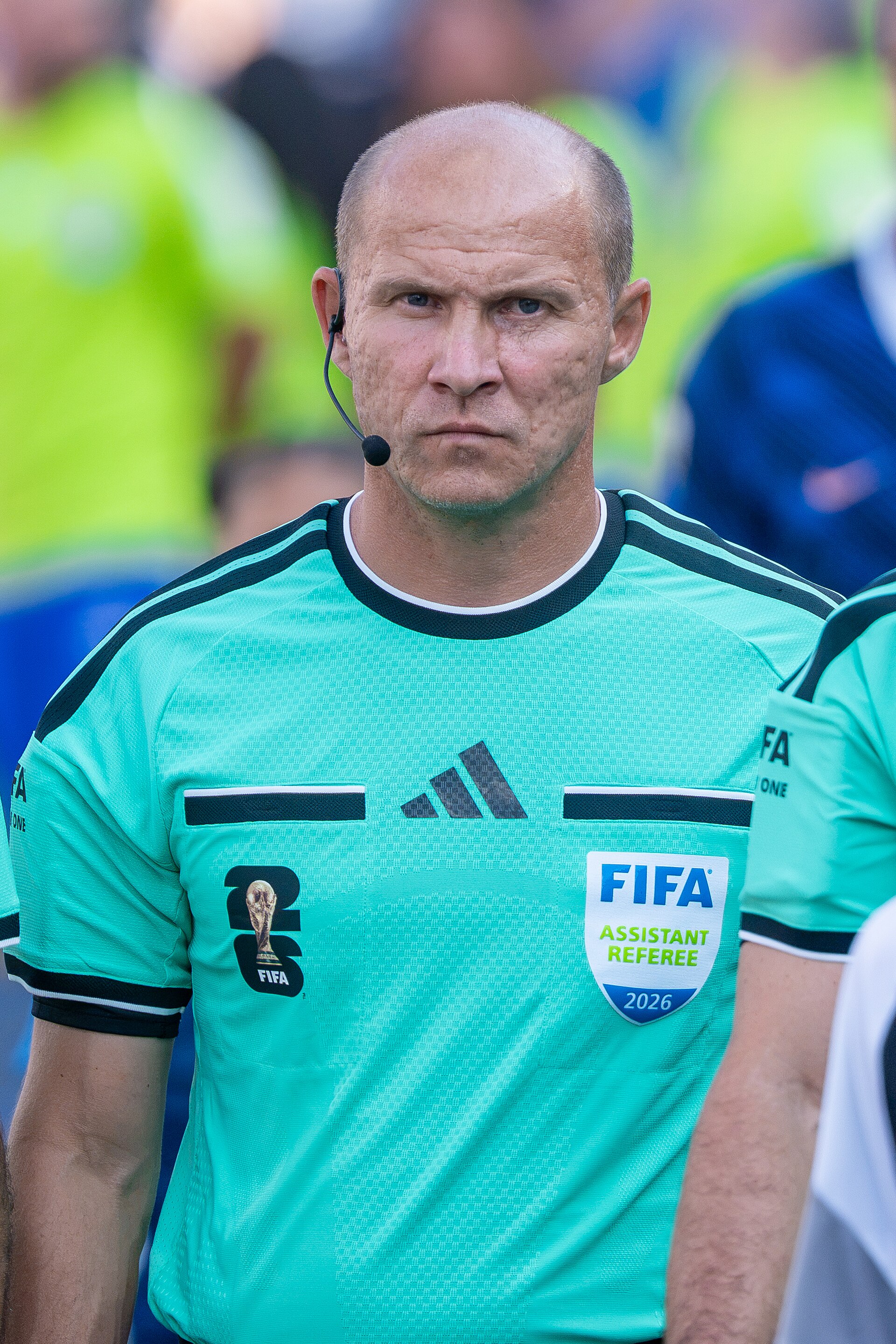 Andrey Tsapenko during France v Paraguay at the 2026 FIFA World Cup