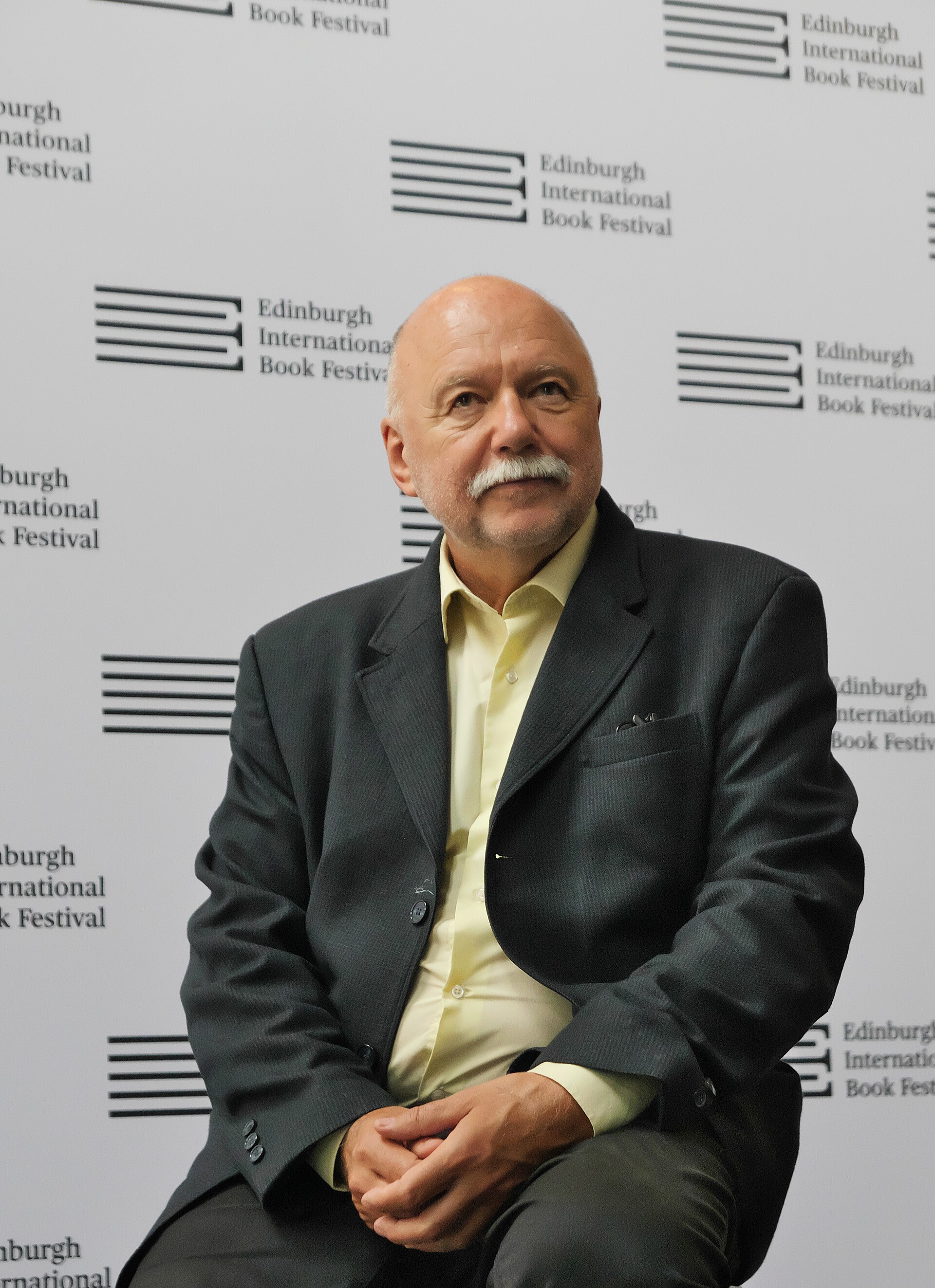 Andrey Kurkov at the 2025 Edinburgh International Book Festival