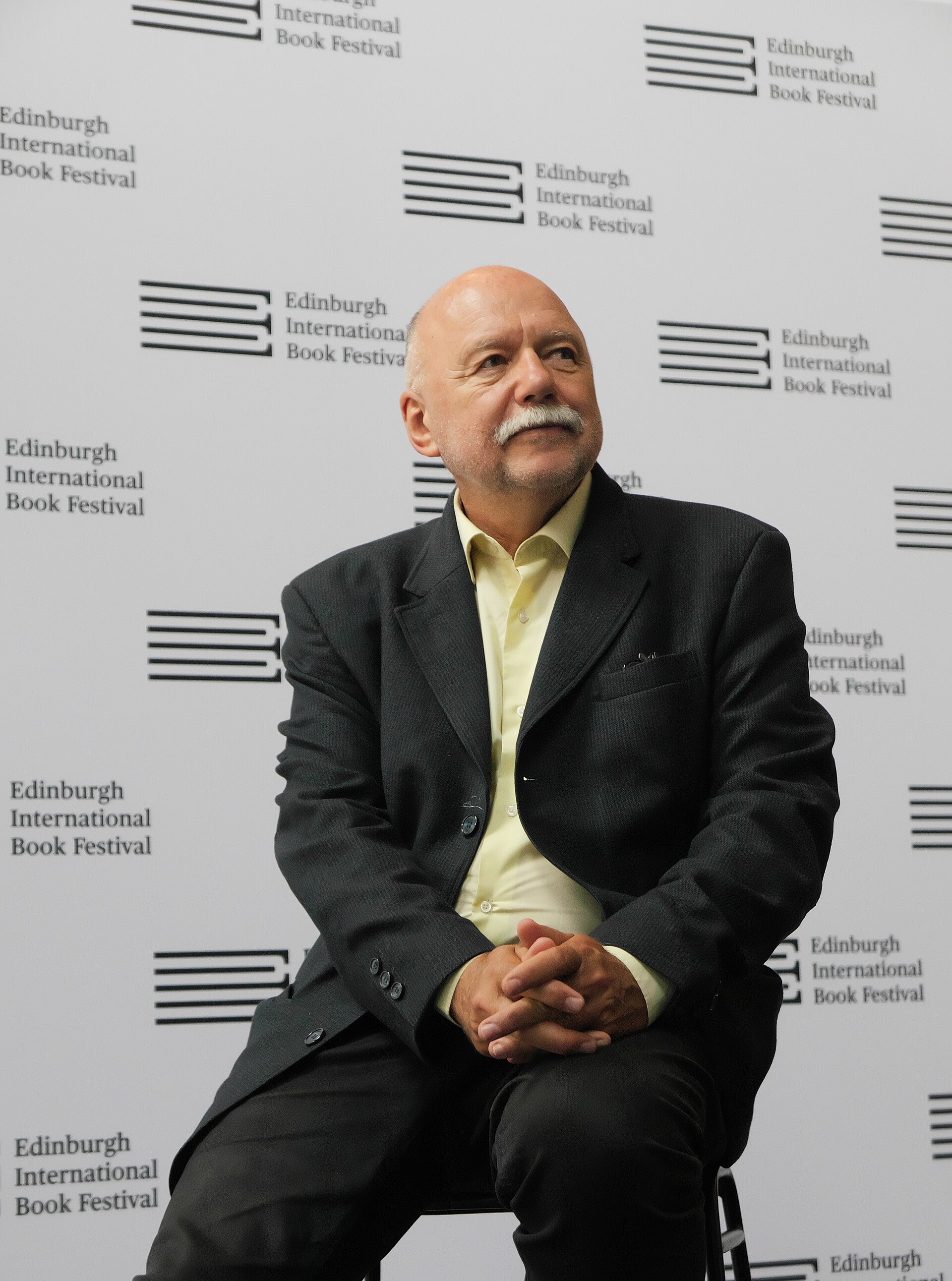 Andrey Kurkov at the 2025 Edinburgh International Book Festival
