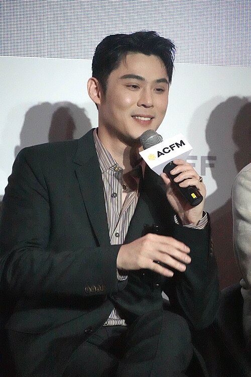 Andy Chen, Taiwan performer, at the 2025 Busan International Film Festiacl