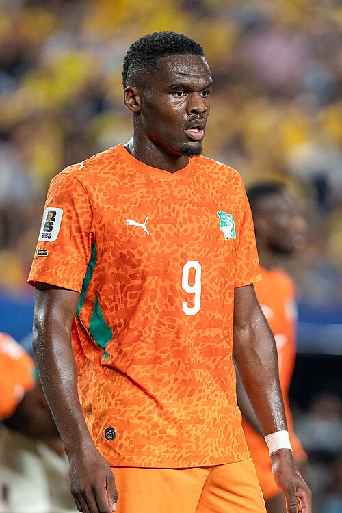 Ange-Yoan Bonny during Côte d'Ivoire v Ecuador on 14 June 2026 at the 2026 FIFA World Cup