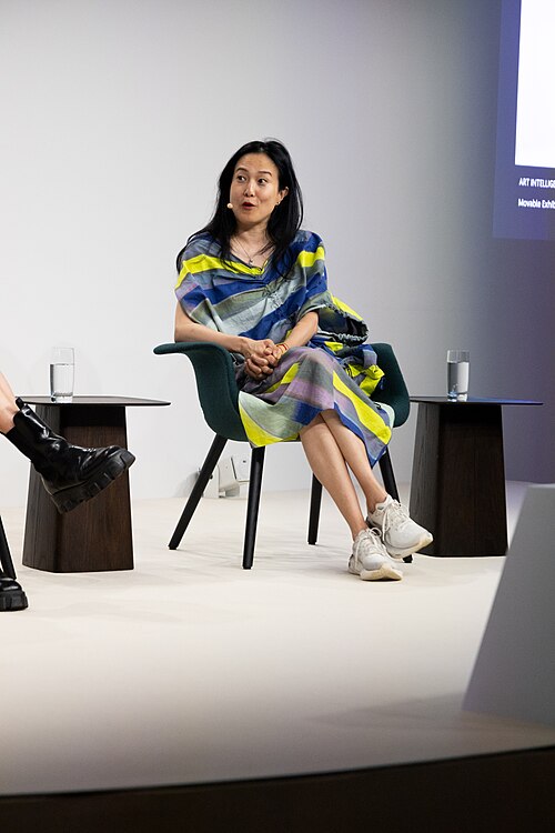 Angelika Li, cofounder of PF25 cultural projects, at the Art Basel international art fair in Basel, Switzerland in June 2025.