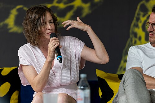 Angeliki Papoulia at the 2026 Locarno Film Festival
