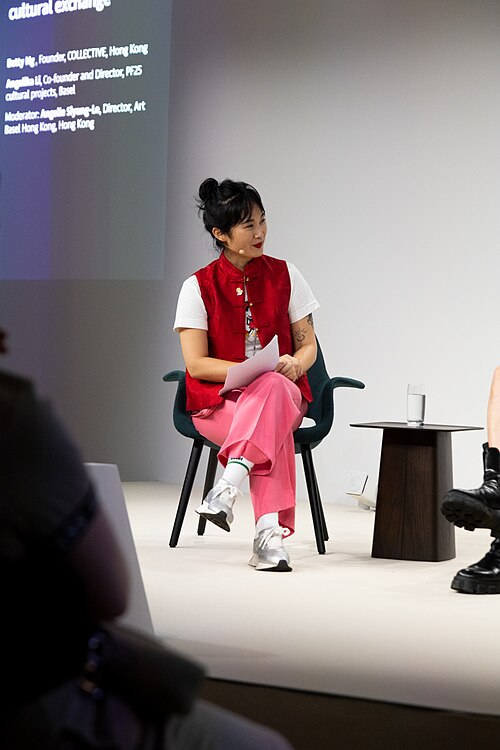 Angelle Siyang-Le, director of Art Basel Hong Kong, at the Art Basel international art fair in Basel, Switzerland in June 2025.