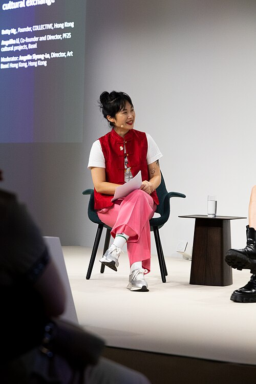 Angelle Siyang-Le, director of Art Basel Hong Kong, at the Art Basel international art fair in Basel, Switzerland in June 2025.