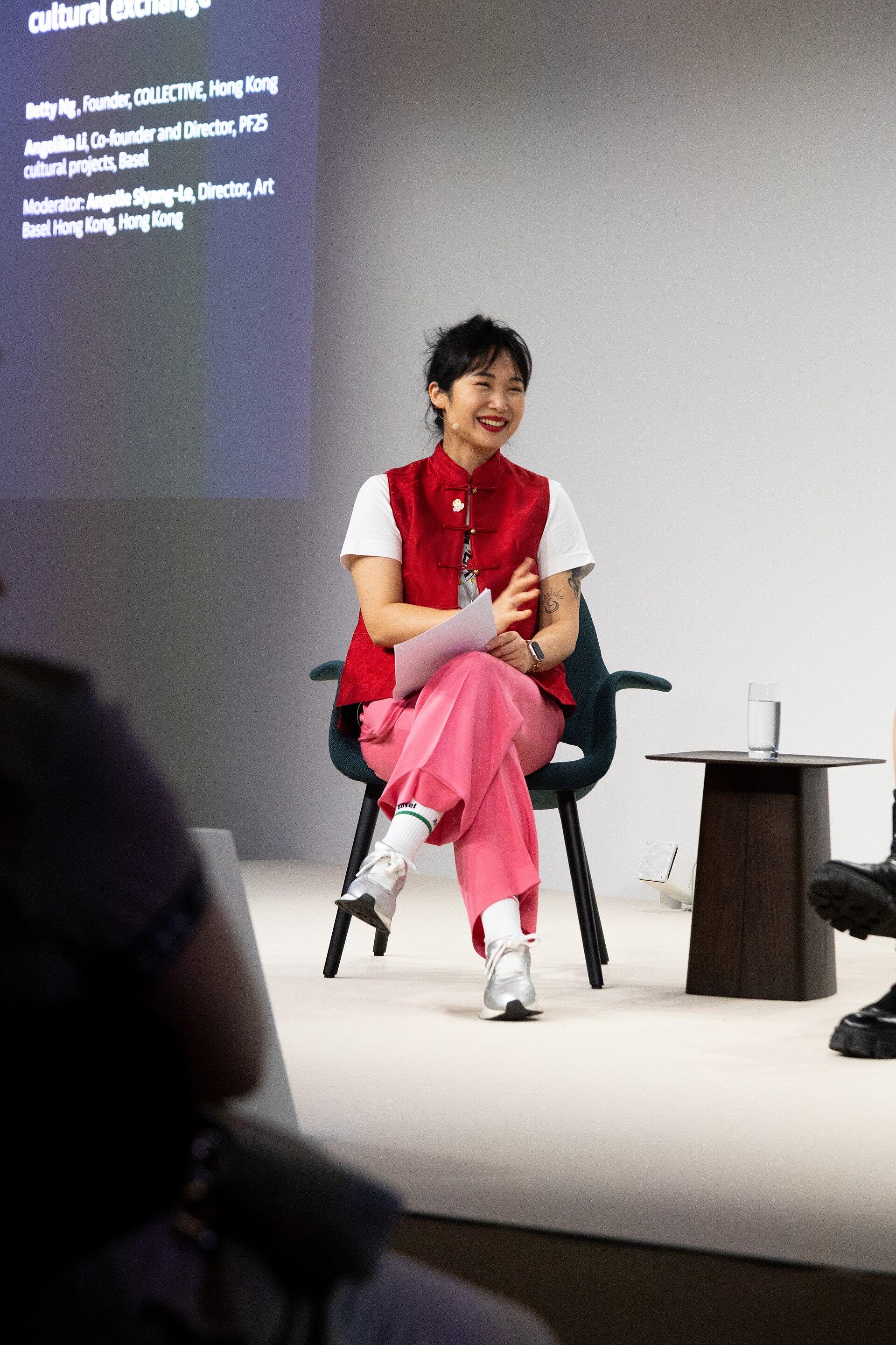 Angelle Siyang-Le, director of Art Basel Hong Kong, at the Art Basel international art fair in Basel, Switzerland in June 2025.