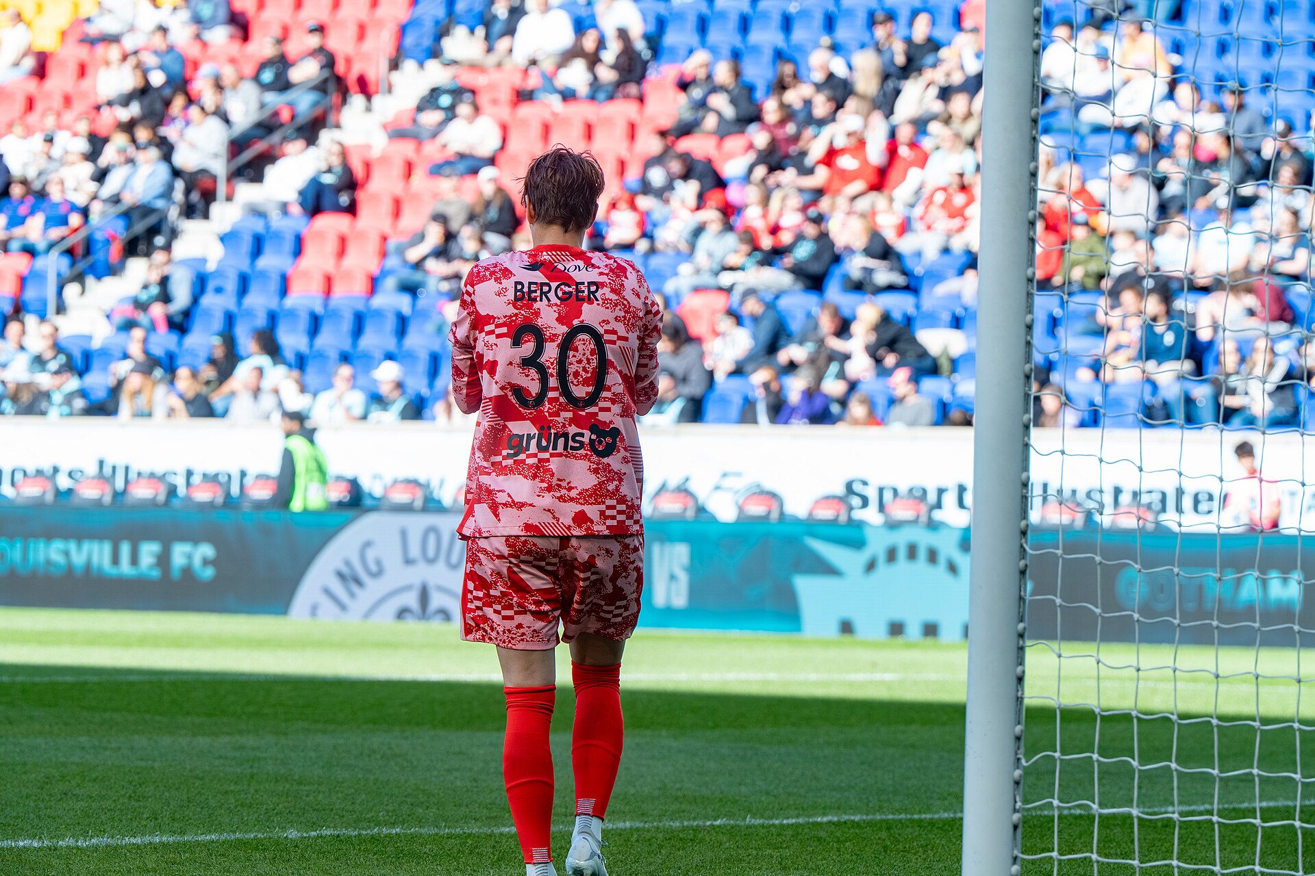 Ann Katrin Berger during Gotham FC v Racing Louisville on May 3, 2026