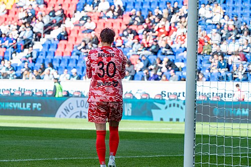 Ann Katrin Berger during Gotham FC v Racing Louisville on May 3, 2026