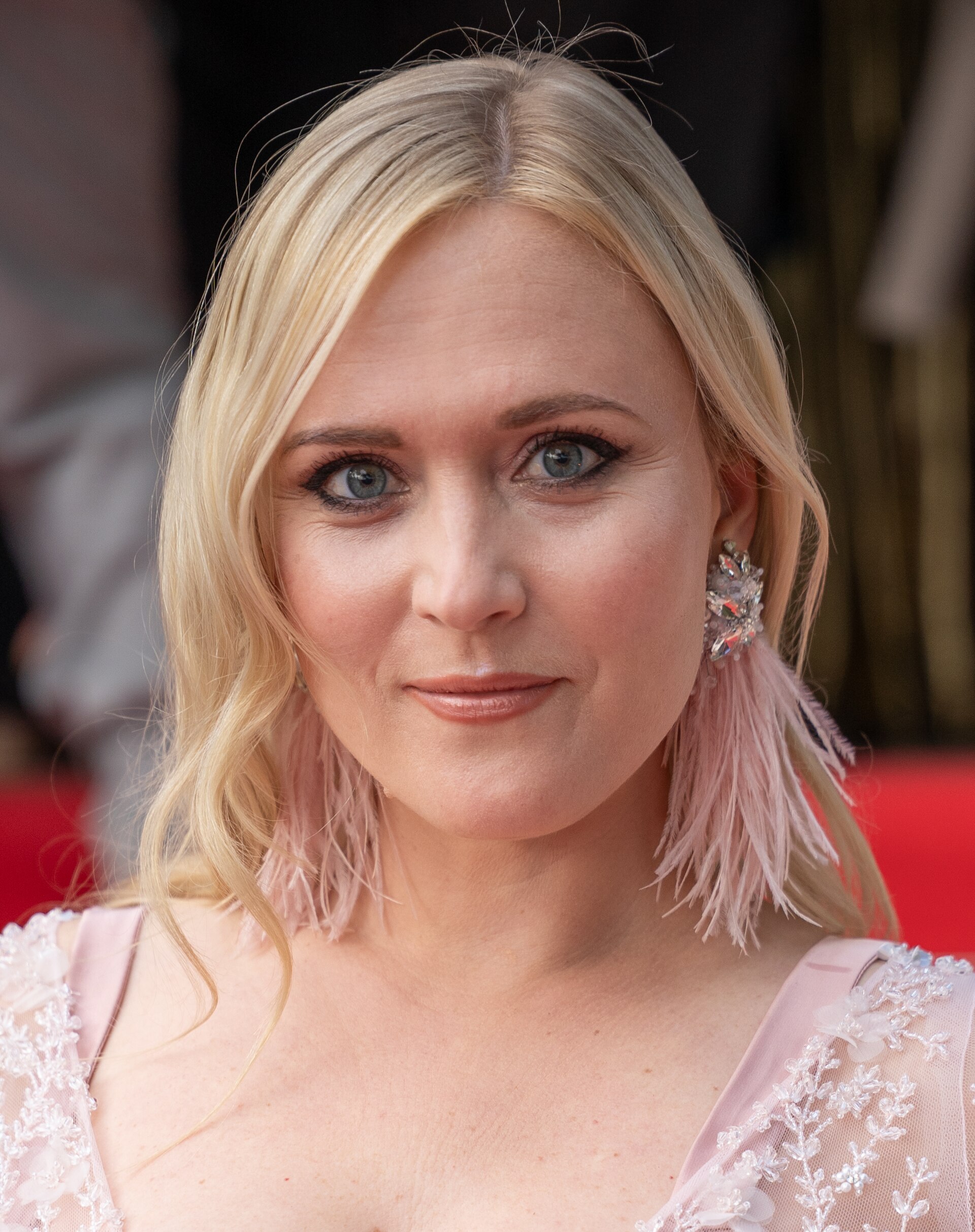 Anna Baranowska, actor, at a Cannes Film Festival party red carpet in Cannes, France in May 2025.