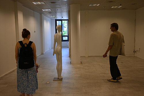 Anna-Sophie Berger's Corner Woman 1-3 at Art Basel 2025 Parcours